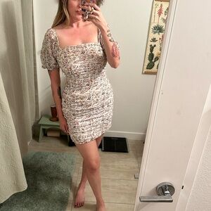 Native Daughter floral mini dress size medium